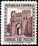 Spain 1938 Monuments 10 PTS Marron Edifil 772. España 772. Uploaded by susofe